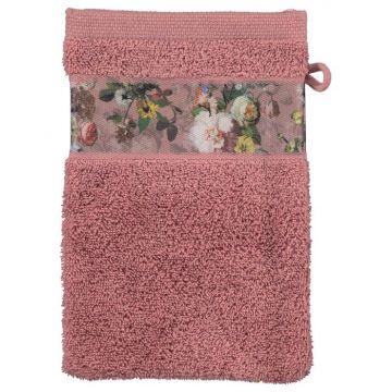 Essenza Washand Fleur Dusty rose 16 x 22 cm