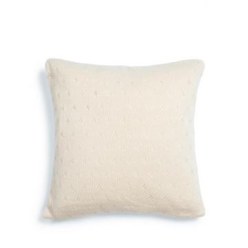Essenza Sierkussen vierkant Knitted Ajour Sierkussen vierkant Antique white 50x50