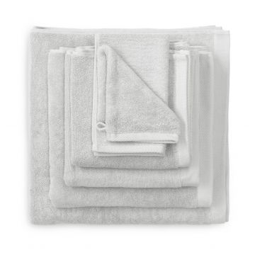Heckett & Lane 3 stuks Premium Washand 16 x 21 cm Glacier Grey
