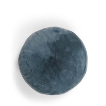 Essenza Sierkussen Mads Furry Sierkussen Denim Blue 45 Round