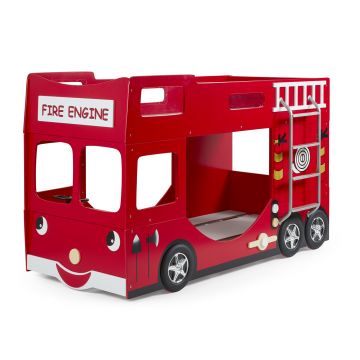 FIRE TRUCK BUNK BED *