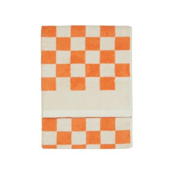 Marc O'Polo Handdoek Checker Meloen