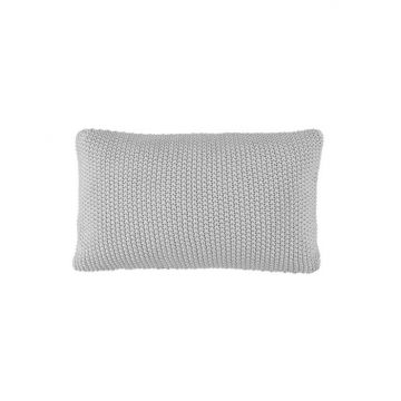 Marc O'Polo Sierkussen vierkant Nordic knit Sierkussen vierkant Zilver 50x50