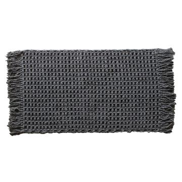 Heckett & Lane Madras Badmat 70 x 120 cm Dark Grey