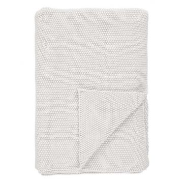 Marc O'Polo Plaid Nordic knit Off white 130 x 170 cm