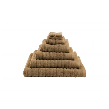 Heckett & Lane Badhanddoek Bath Prestige Cognac Brown 60 x 110 cm