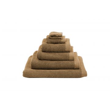 Heckett & Lane Badhanddoek Bath Grant Cognac Brown 70 x 140 cm