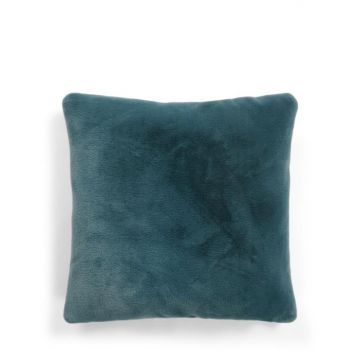 Essenza Sierkussen vierkant Furry Sierkussen vierkant Denim Blue 50x50