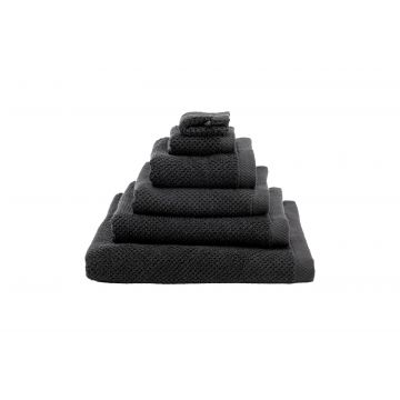 Heckett & Lane Badhanddoek Bath Grant Night Black 60 x 110 cm