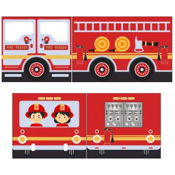 CURTAIN FIRE TRUCK