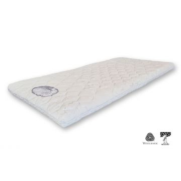 Mahoton Topmatras Quala Natuurrubber - met gratis Teddy molton
