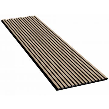 Akupanel Walnoot Zwart Vilt - 280 X 60 Cm