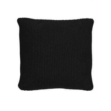 Marc O'Polo Sierkussen vierkant Nordic knit Sierkussen vierkant Zwart 50x50