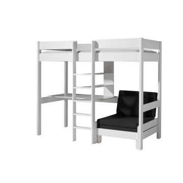 HOOGSLAPER MET ZETELBED WIT