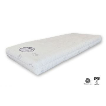 Mahoton Matras Cleopatra Natuurrubber - met gratis Teddy molton