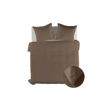 Yellow Dekbedovertrek Suite Saint-Tropez Plaza Taupe 260 x 220 cm