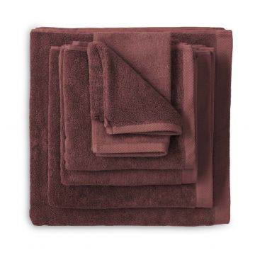 Heckett & Lane 3 stuks Premium Washand 16 x 21 cm Spicy Red