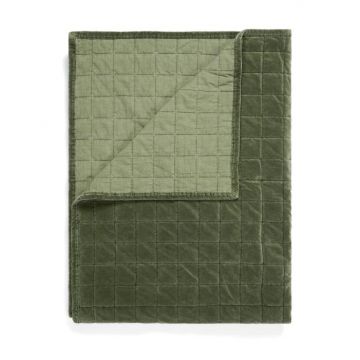 Essenza Plaid Julia Forest green 150 x 200 cm