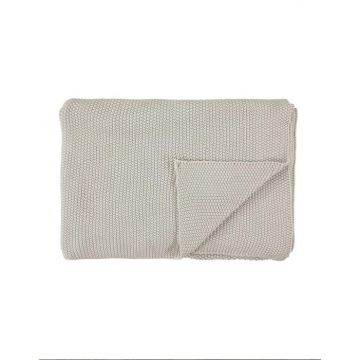 Marc O'Polo Plaid Nordic knit Oatmeal 130 x 170 cm