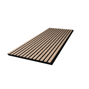 Akupanel Rustiek Eiken Zwart Vilt - 130 X 52 Cm