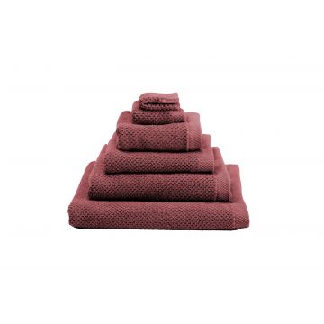 Heckett & Lane Badhanddoek Bath Grant Spicy Red 70 x 140 cm