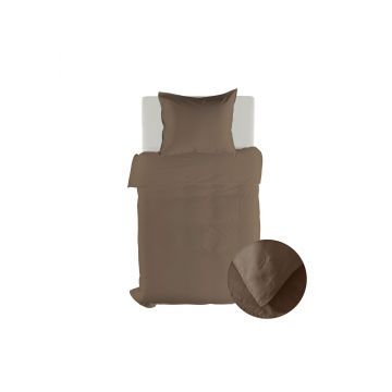 Yellow Dekbedovertrek Suite Saint-Tropez Plaza Taupe 140 x 220 cm