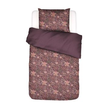 Essenza Dekbedovertrek Ophelia plum wine