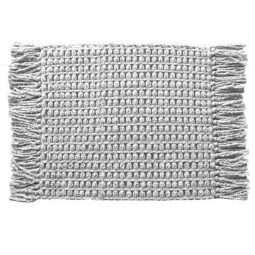 Heckett & Lane Madras Badmat 60 x 60 cm Light Grey