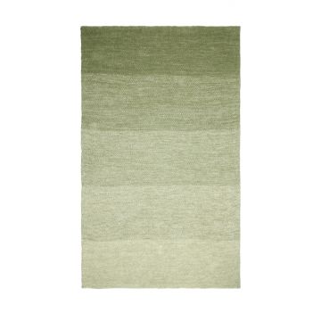 Marc O'Polo Plaid Nordic knit melange Mosgroen 130 x 170 cm