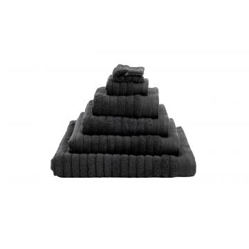 Heckett & Lane Strandlaken Bath Prestige Night Black 90 x 180 cm