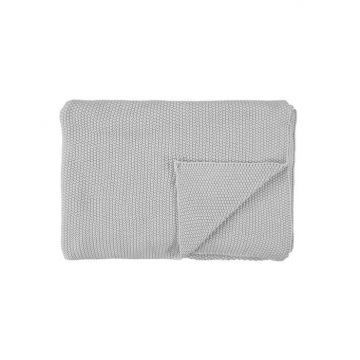 Marc O'Polo Plaid Nordic knit Zilver 130 x 170 cm