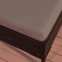 Kayori Splitmatras hoeslaken Shizu Perkal - Taupe