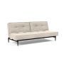 Innovation Living Splitback Styletto Sofa Bed Black Wood - stof 594