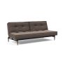 Innovation Living Splitback Styletto Sofa Bed Dark Wood - stof 530