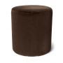 Essenza Poef Furry Poef Chocolade Round