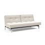 Innovation Living Splitback Chrome Sofa Bed - stof 531