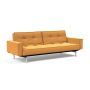 Innovation Living Splitback Chrome Sofa Bed With Arms - stof 536