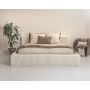 Adore Ledikant Melody Rib Teddy - Pearl Beige - Met Opbergruimte