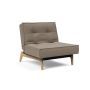 Innovation Living Splitback Eik Chair Oak - stof 850