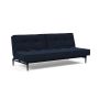 Innovation Living Splitback Styletto Sofa Bed Black Wood - stof 528