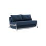 Innovation Living Cubed 140 Chrome Sofa Bed - stof 414