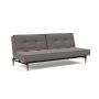 Innovation Living Splitback Styletto Sofa Bed Dark Wood - stof 521