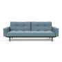 Innovation Living Splitback Styletto Sofa Bed Black Wood With Arms 525