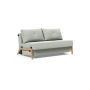 Innovation Living Cubed 140 Wood Sofa Bed - stof 888