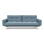 Innovation Living Splitback Chrome Sofa Bed With Arms 525