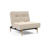 Innovation Living Splitback Styletto Chair Light Wood - stof 586