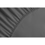 Yellow Hoeslaken Percale fitted sheet Steel Grey
