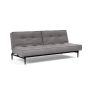 Innovation Living Splitback Styletto Sofa Bed Black Wood - stof 282