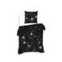 Heckett & Lane Dekbedovertrek Mecury Black