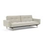 Innovation Living Splitback Styletto Sofa Bed Light Wood With Arms - stof 527